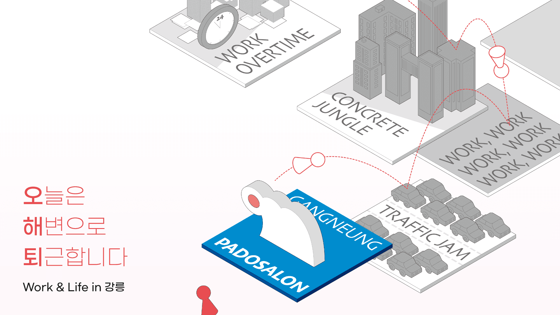 파도살롱 리모트워크 캠페인 ‘오늘은 해변으로 퇴근합니다’ - 2